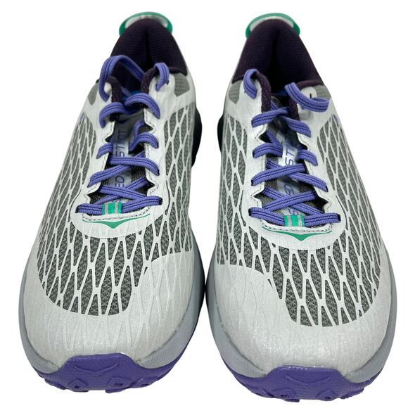 Hoka One Speed Instinct Trail Running Shoe Women 10.5 B Grey/Purple Sneaker NEW! - Picture 6 of 14